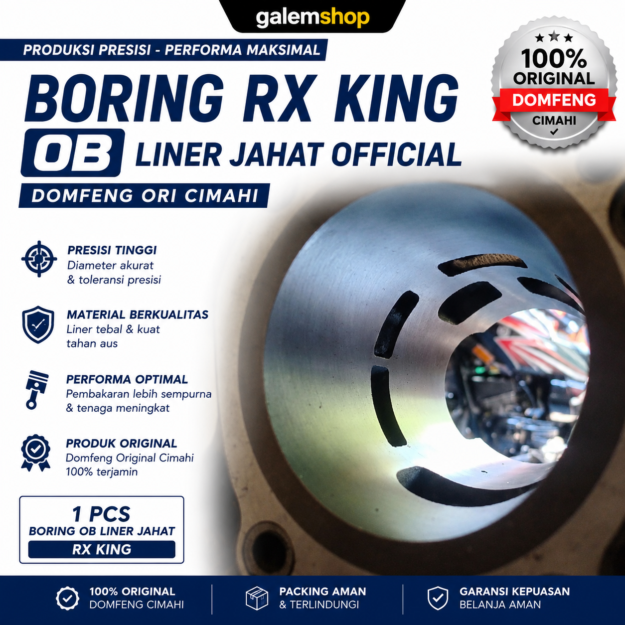 Boring RX King Overbosh OB Domfeng Original Cimahi | Liner Jahat Project