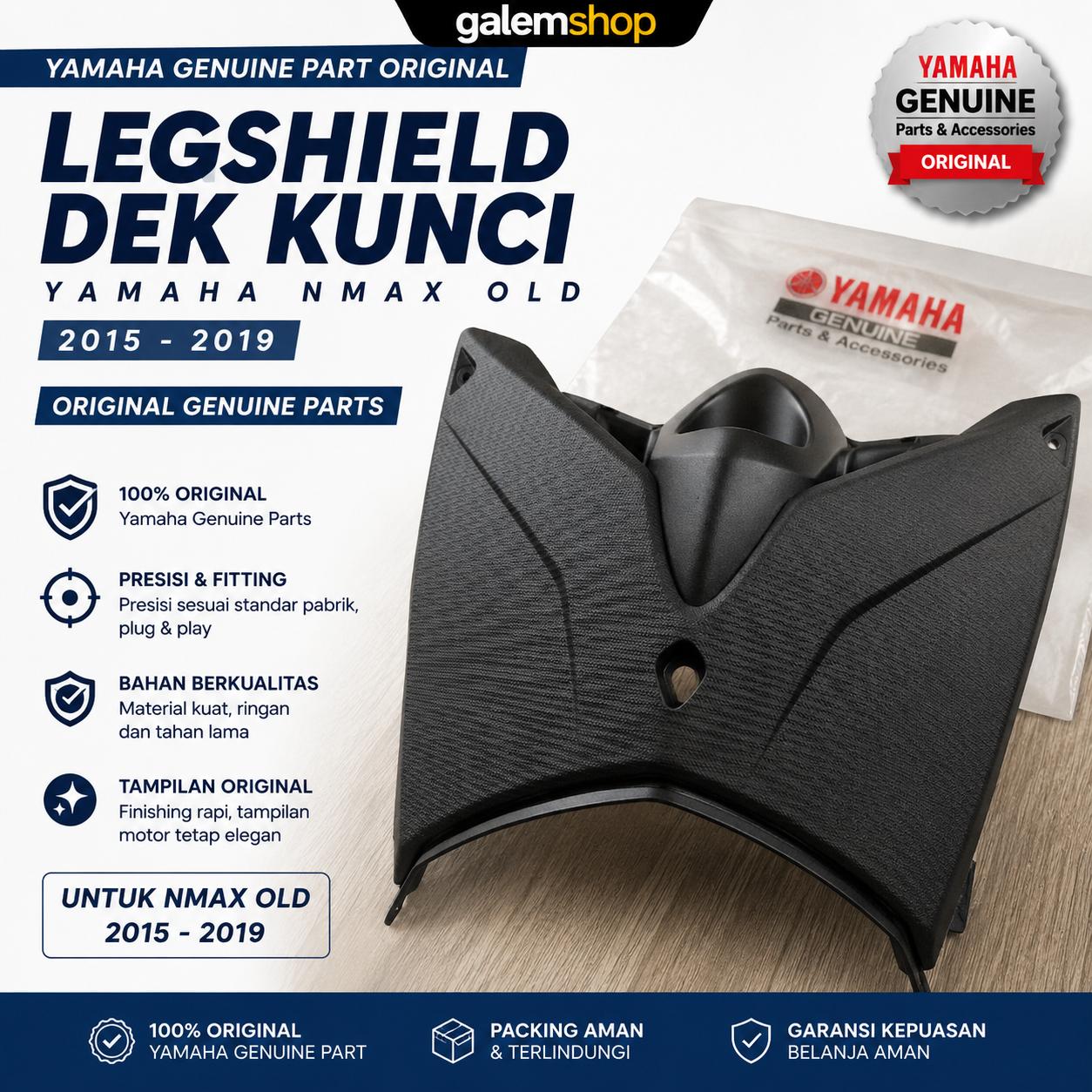 Legshield Dek Kunci Original Yamaha NMAX Old 2015-2019 | Genuine Parts